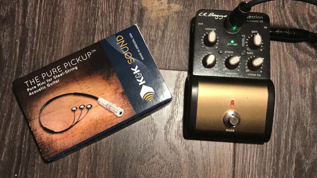 K&K Pure Mini Pickup with LR Baggs Session DI on Martin HD28V KIT Dreadnought
