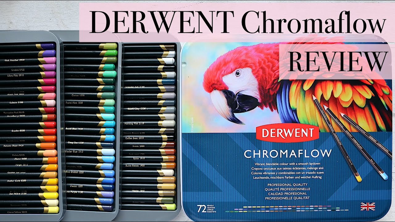 Derwent Chromaflow Pencils | Review & Swatches!