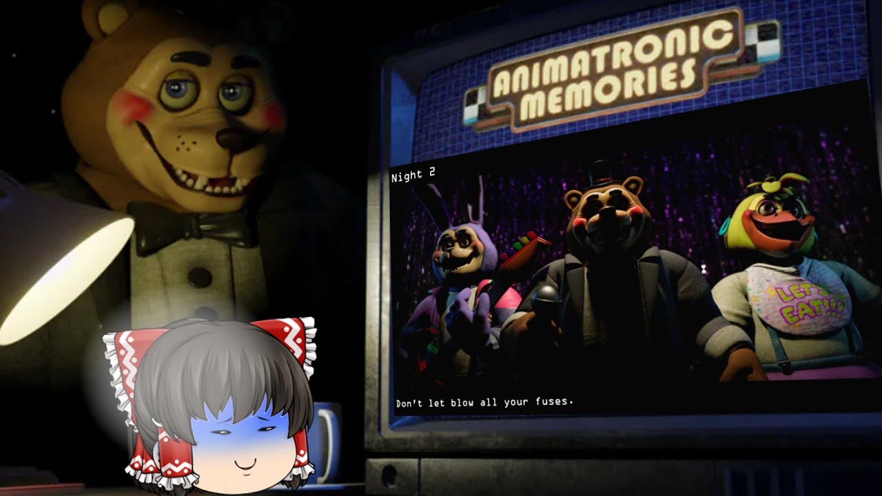 #前編【fnafファンゲーム】別世界のフレディ達と5日間の夜勤【Animatronic Memories】【ゆっくり実況】