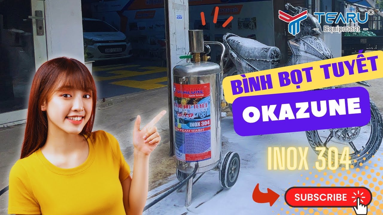 [Review] Top 3 Bình Bọt Tuyết Rửa Xe OKAZUNE tốt nhất hiện nay | TEARU