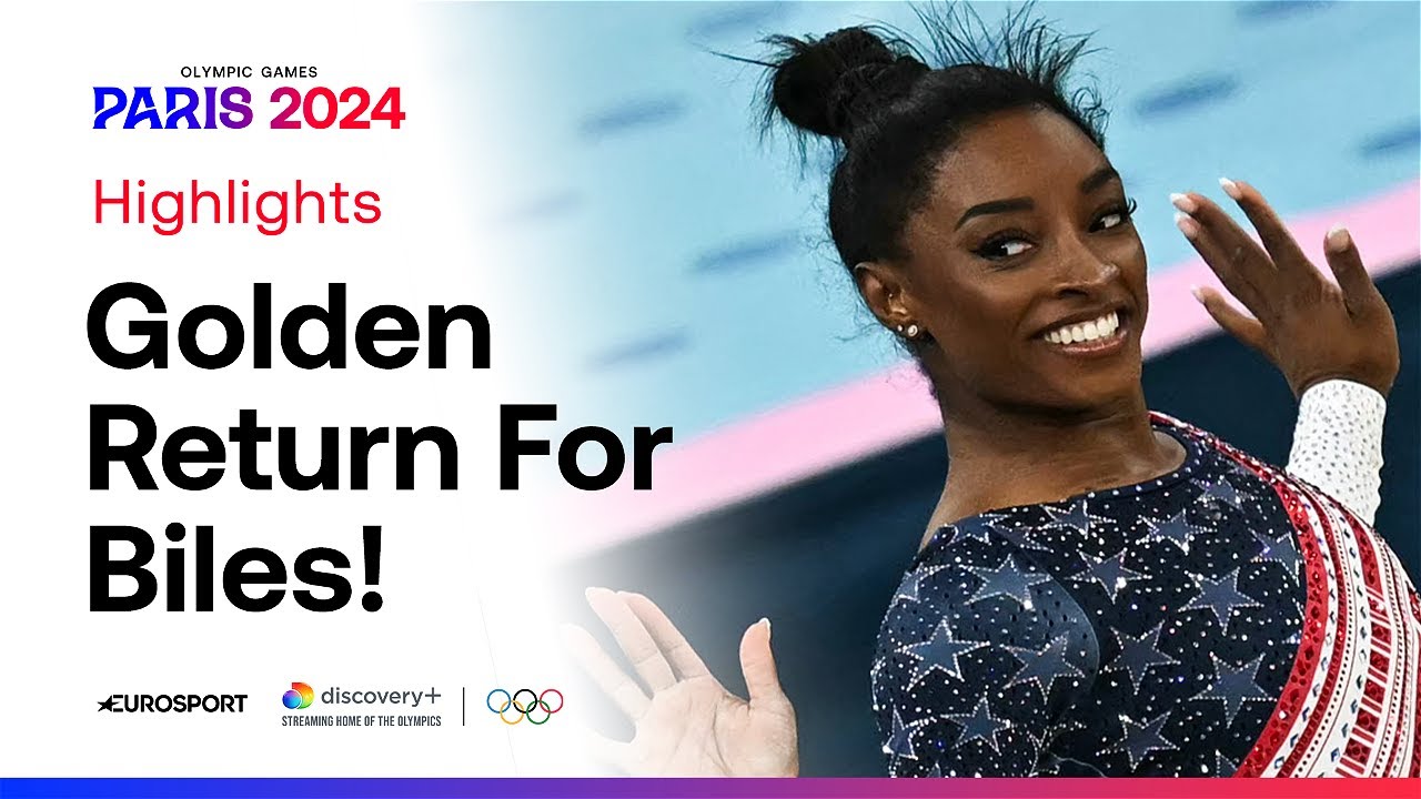 SUPERSTAR Simone Biles inspires USA to gymnastics team gold 🥇 | #Paris2024 Highlights