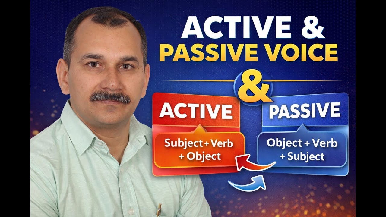 ACTIVE AND PASSIVE VOICE - PREVIOUS YEAR QUESTIONS