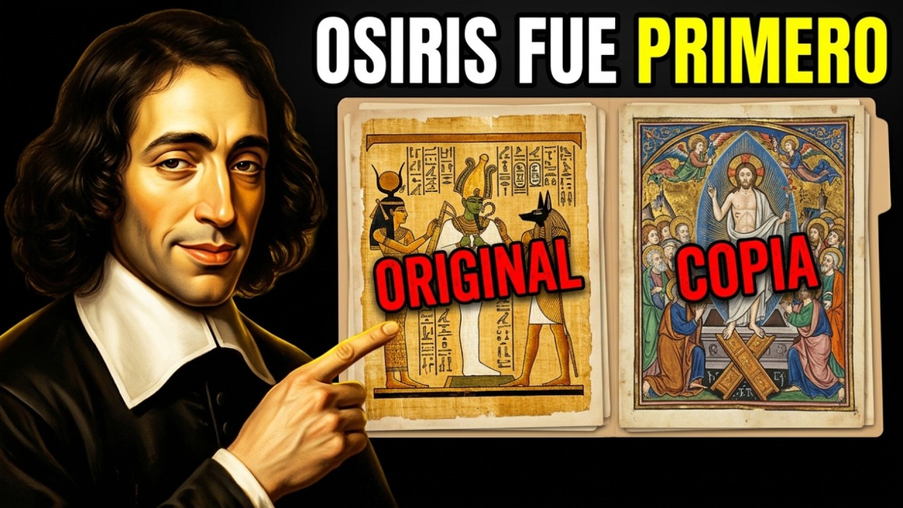 ¿JESÚS ES OSIRIS? Spinoza EXPONE los 16 Paralelos Exactos que Egipto Dejó en el Evangelio