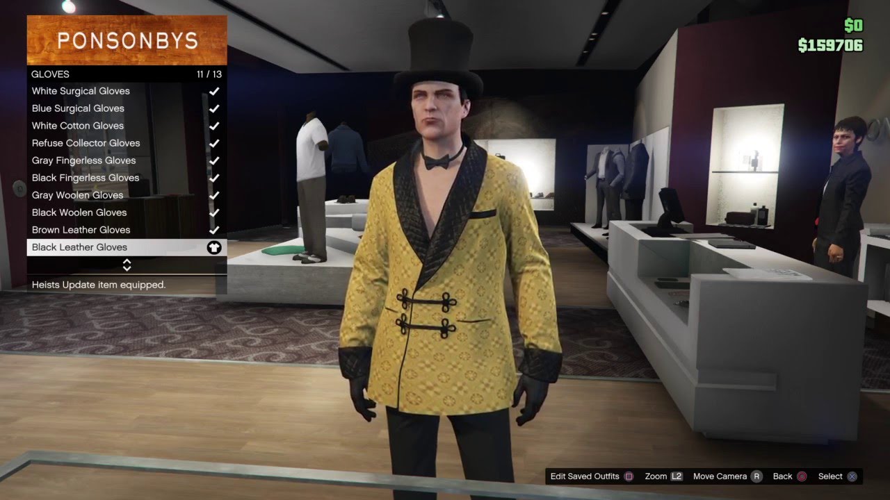 Grand Theft Auto 5 Online Gravity Falls Bill Cipher inspired Outfit tutorial