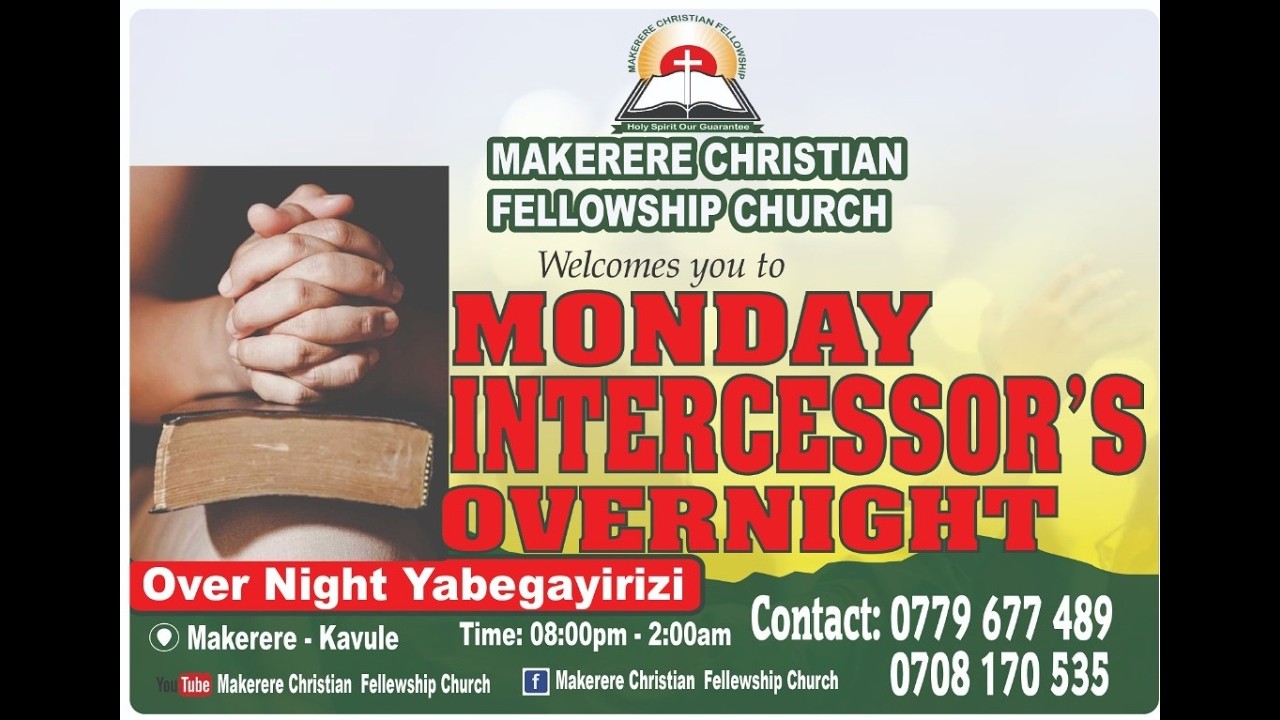 MAKCF :MONDAY INTERCESSORS OVERNIGHT || PASTOR EZRA SHAMMAH AGABA {16/3/2026} 2ND SESSION