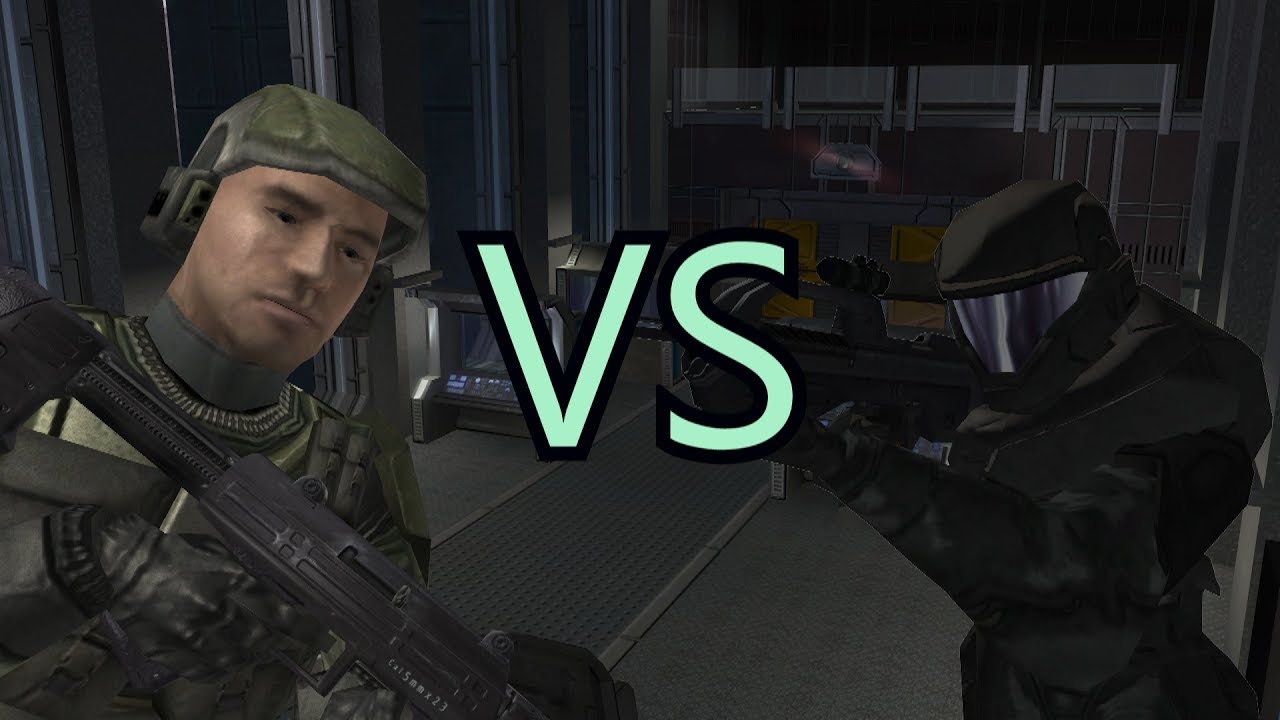 Halo 2 AI Battle - Marines vs ODSTs