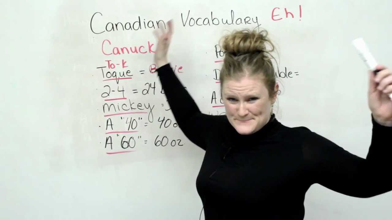 Speak like a Canadian