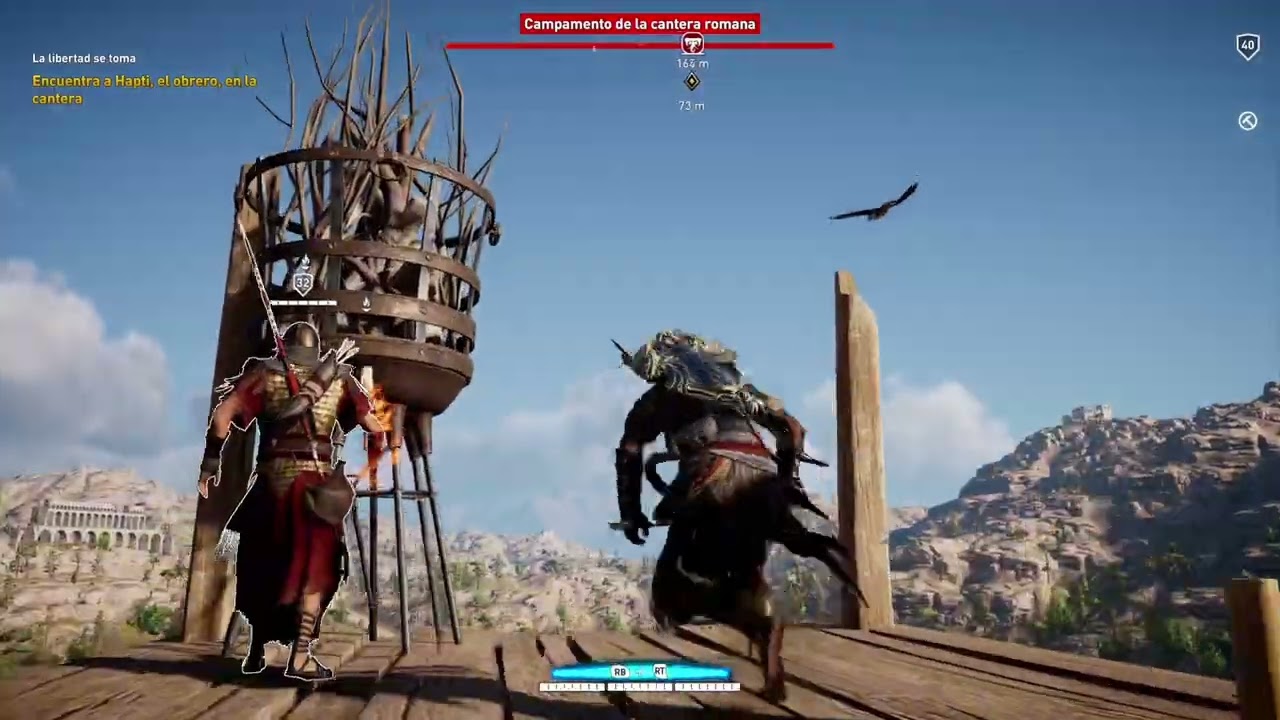 Assassin's Creed Origins - Misión La Libertad se toma. #viral #like #follow #games #video #video #1k