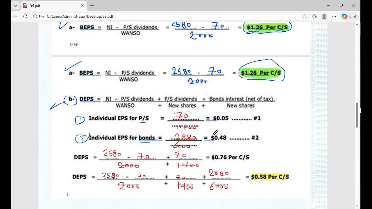 Lec 1 EX 2 BEPS  & DEPS   IFRS