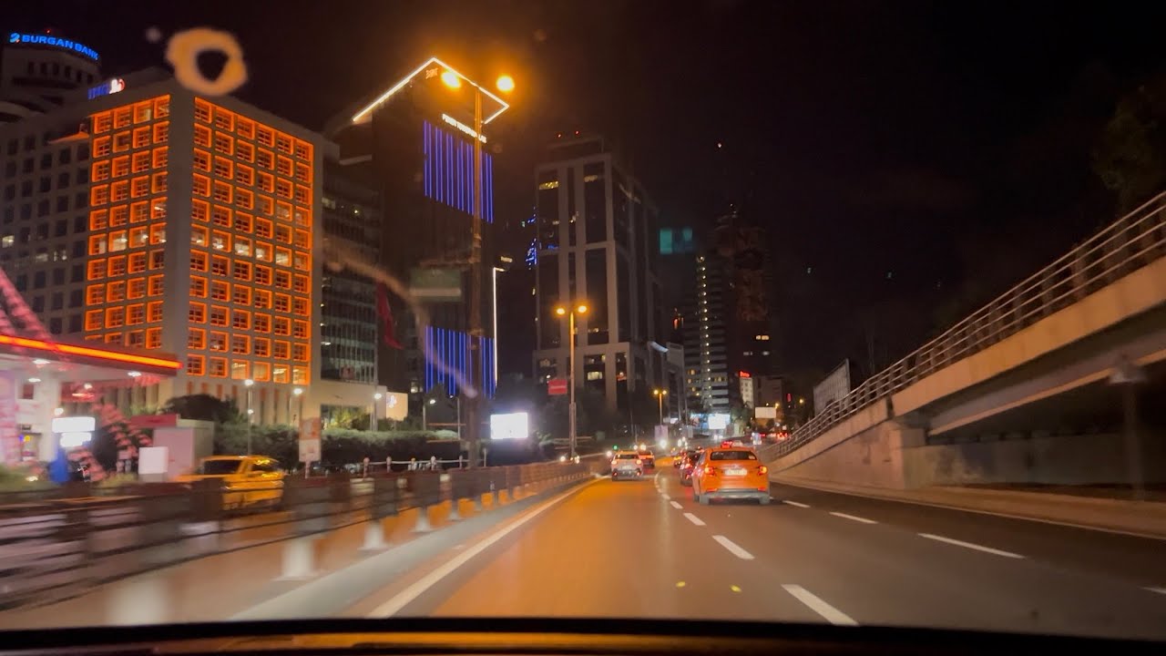 İstanbul Gece Sürüşü Night Drive Levent-Tarabya-Sarıyer