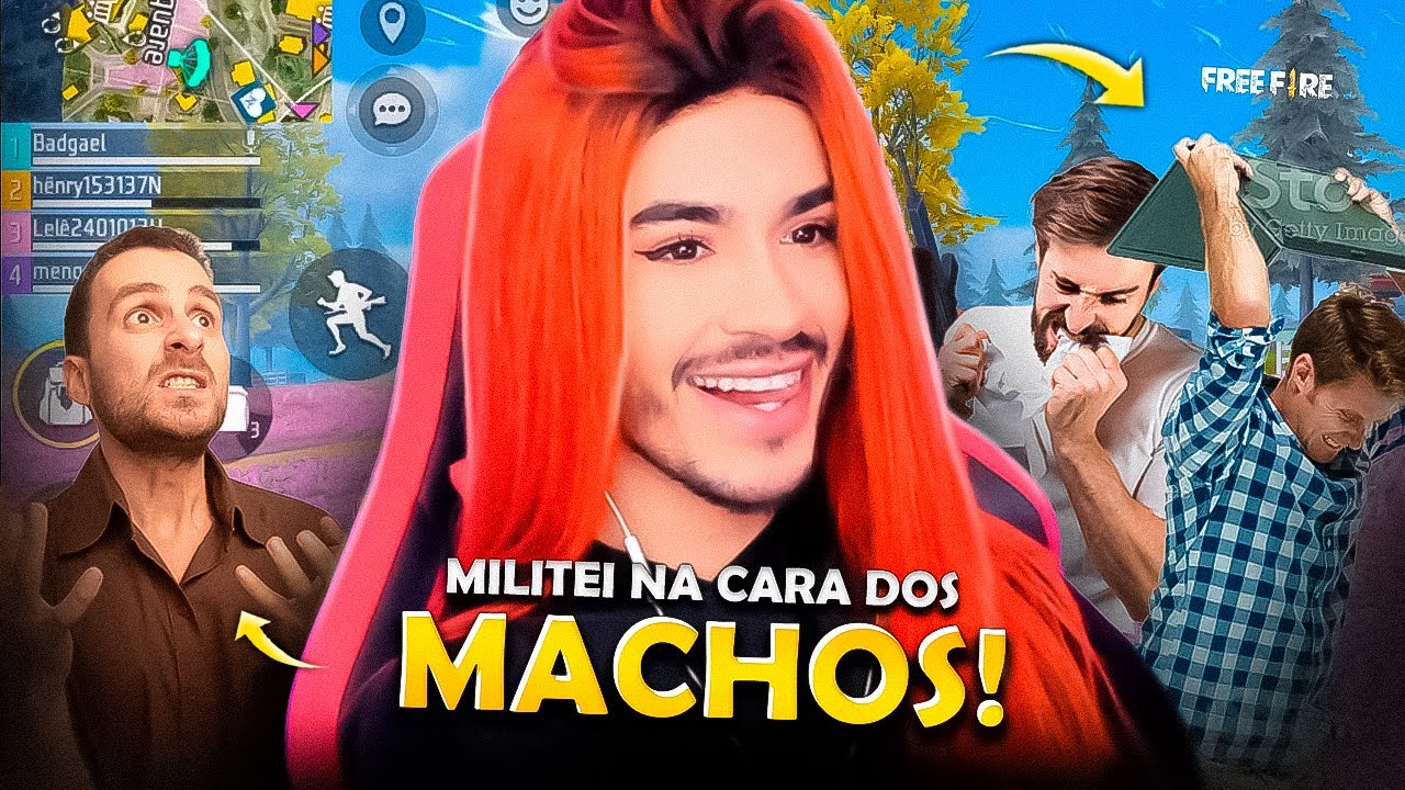 COLOCANDO M4CHISTA EM SEU DEVIDO LUGAR! | Free Fire - Andy Ferreira