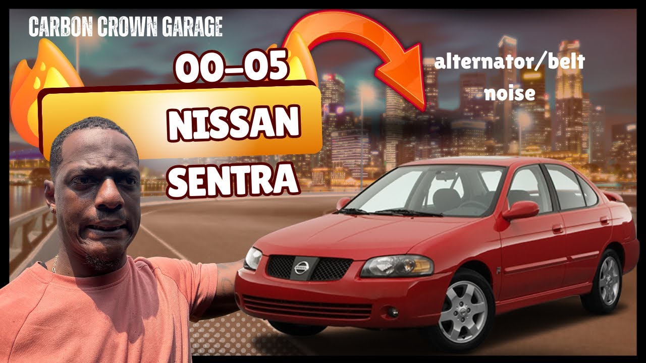 05 Nissan Sentra Belt and Alternator Replacement | Whats That Noise !