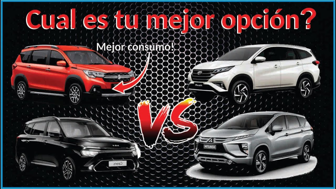 Elige sabiamente. 🧠 | Toyota Rush, Suzuki XL7, Mitsubishi Xpander ó Kia Carens.