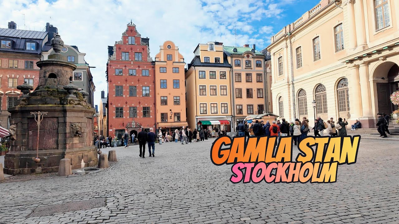 Gamla Stan Sweden 2025 4k walking tour