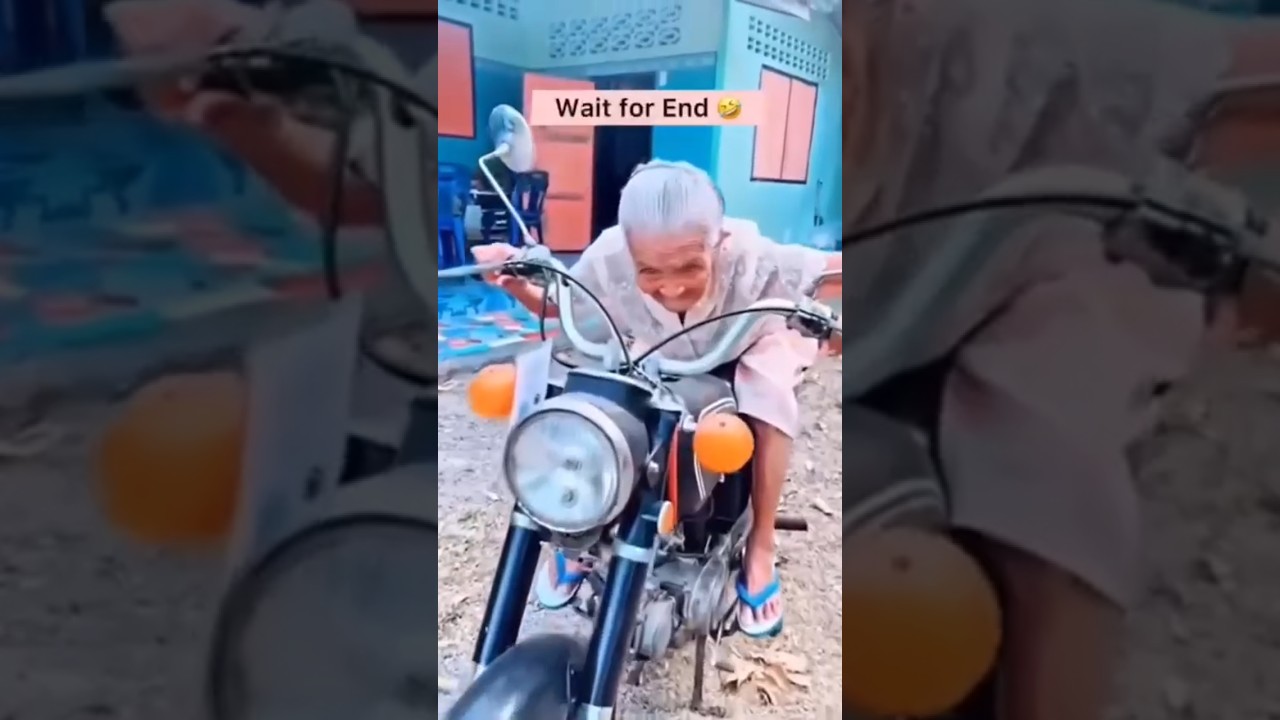 कौन है बै funny video 😲 बुढ़िया दादी bullet वाली कॉमेडी 😱 #trendingshorts #viral