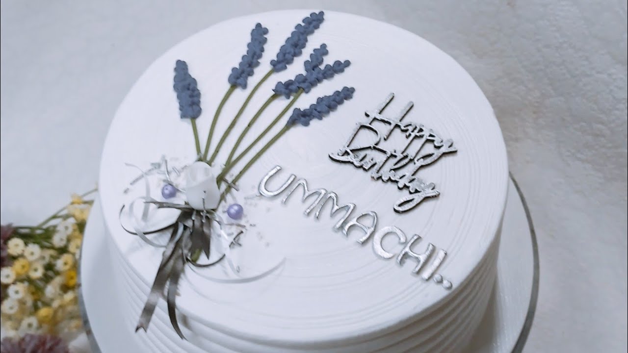 Lavender flower decoration / The Best video tutorial on cake design tips about Lavender flower's...