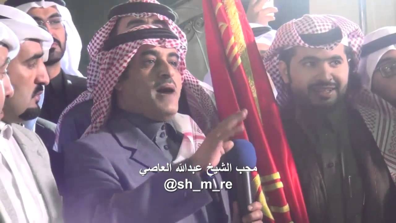 قبيلة شمر تهدي الشيخ / عبدالله العلي الباشا العاصي الجربا بيرق شيخات القصيد