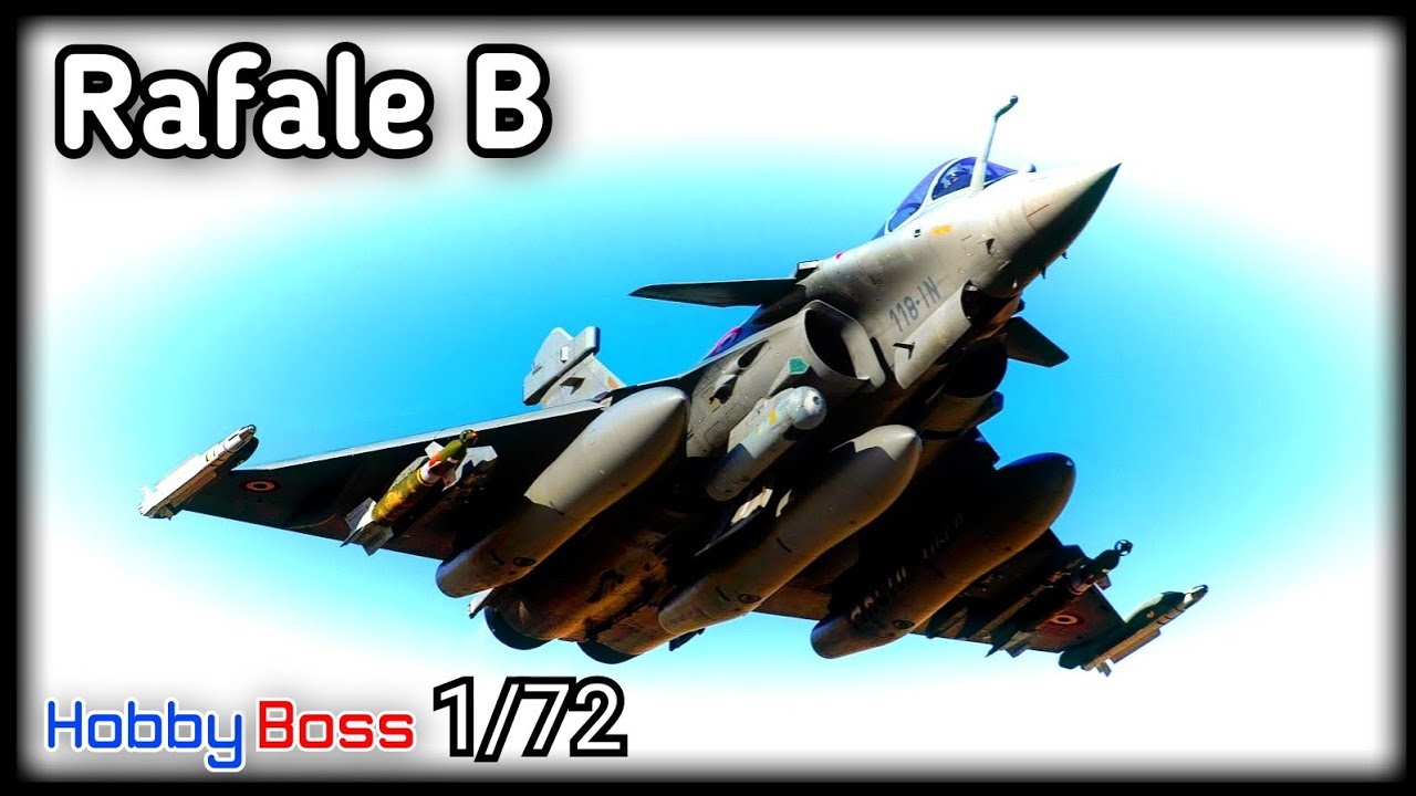Обзор модели истребителя Rafale B. HobbyBoss, 1/72.