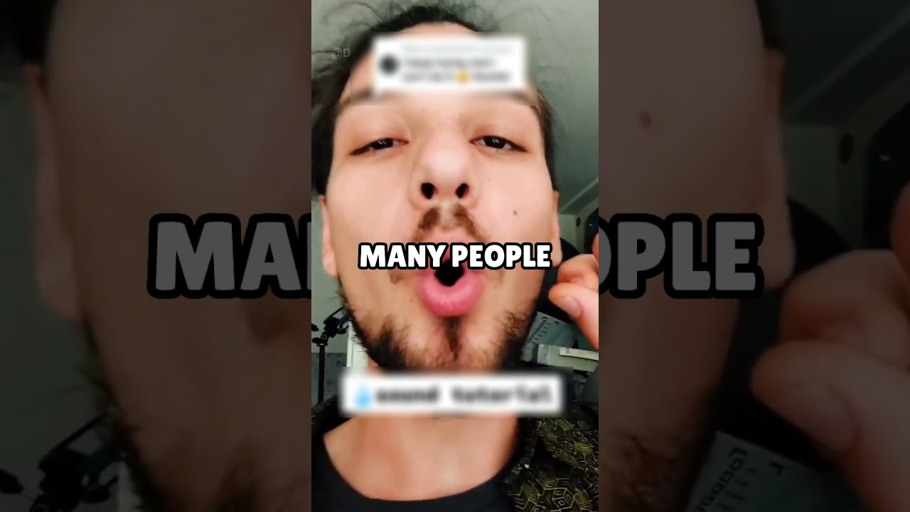 Как сделать звук капель воды😨