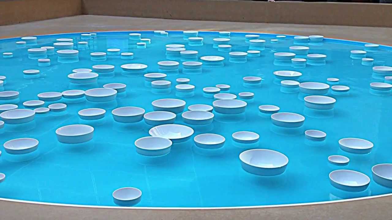 Celeste Boursier-Mougenot's installation, National Gallery Victoria
