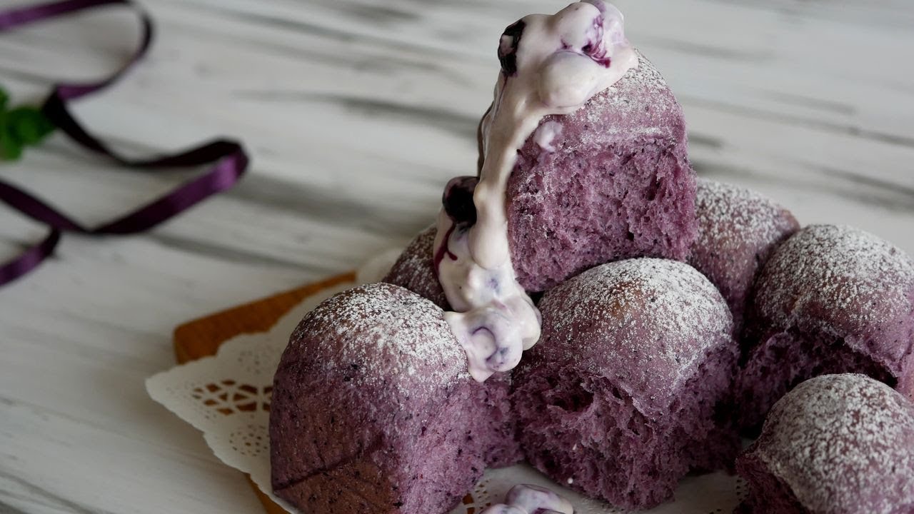 ふわふわ～柔らかすぎるブルーベリーパン♪Soft and Fluffy  Blueberry  Bread