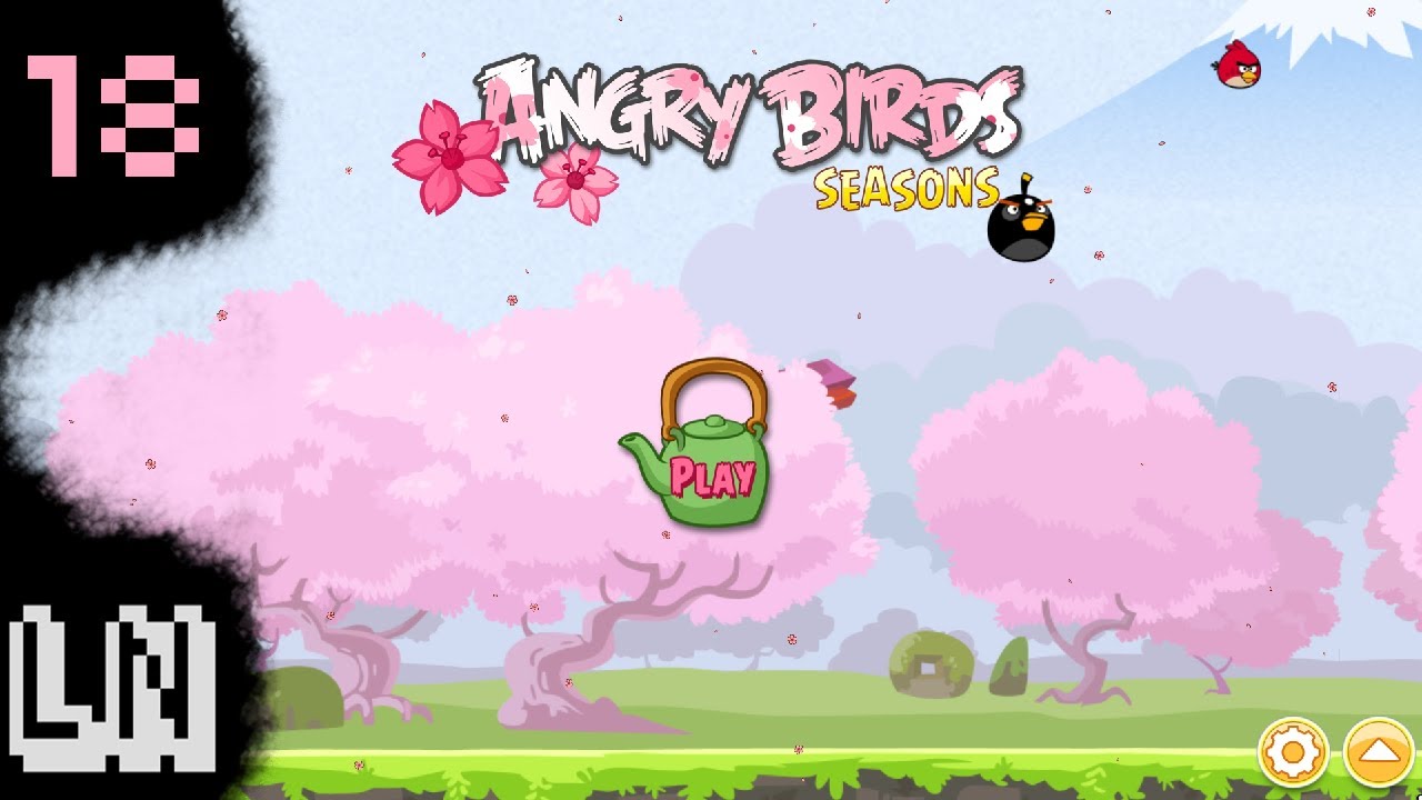 Давайте поиграем в Angry Birds. Сезоны 18 — Цветущая вишня