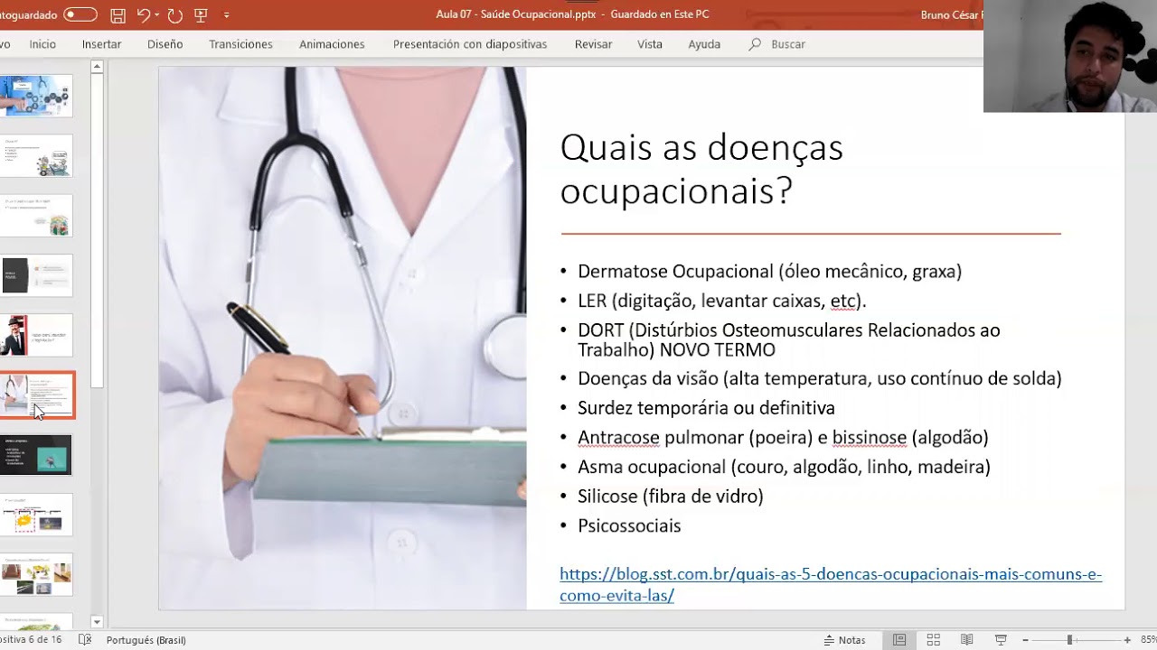 Sa&uacute;de Ocupacional (Conceitos B&aacute;sicos)