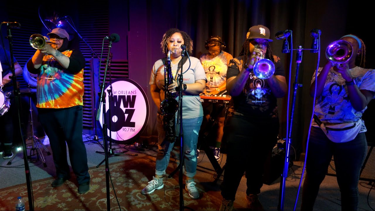 The Original Pinettes Brass Band Live at WWOZ