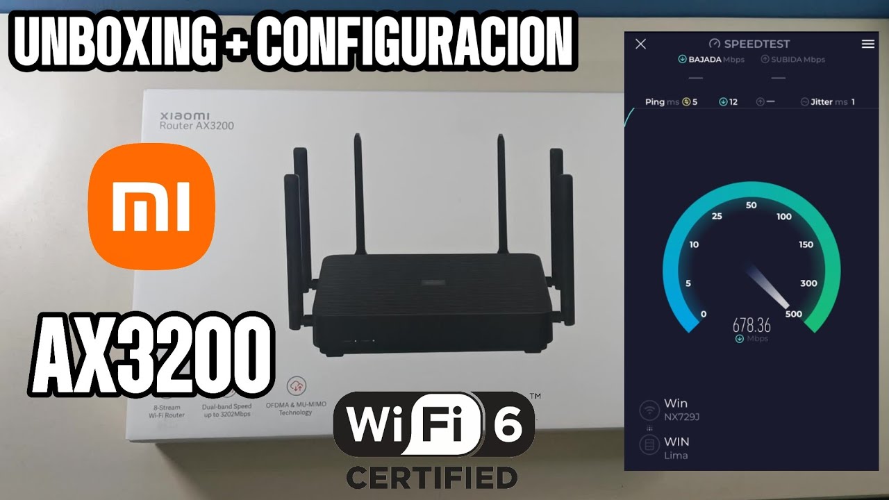 Router Xiaomi AX3200 WIFI6 Barato y Potente - *Unboxing y Configuracion*