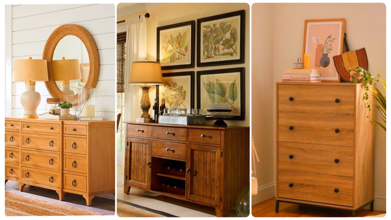 Home Decor Drawer Dresser Design for Living Room | Dressing Table Bedroom Ideas | Chest of Drawers