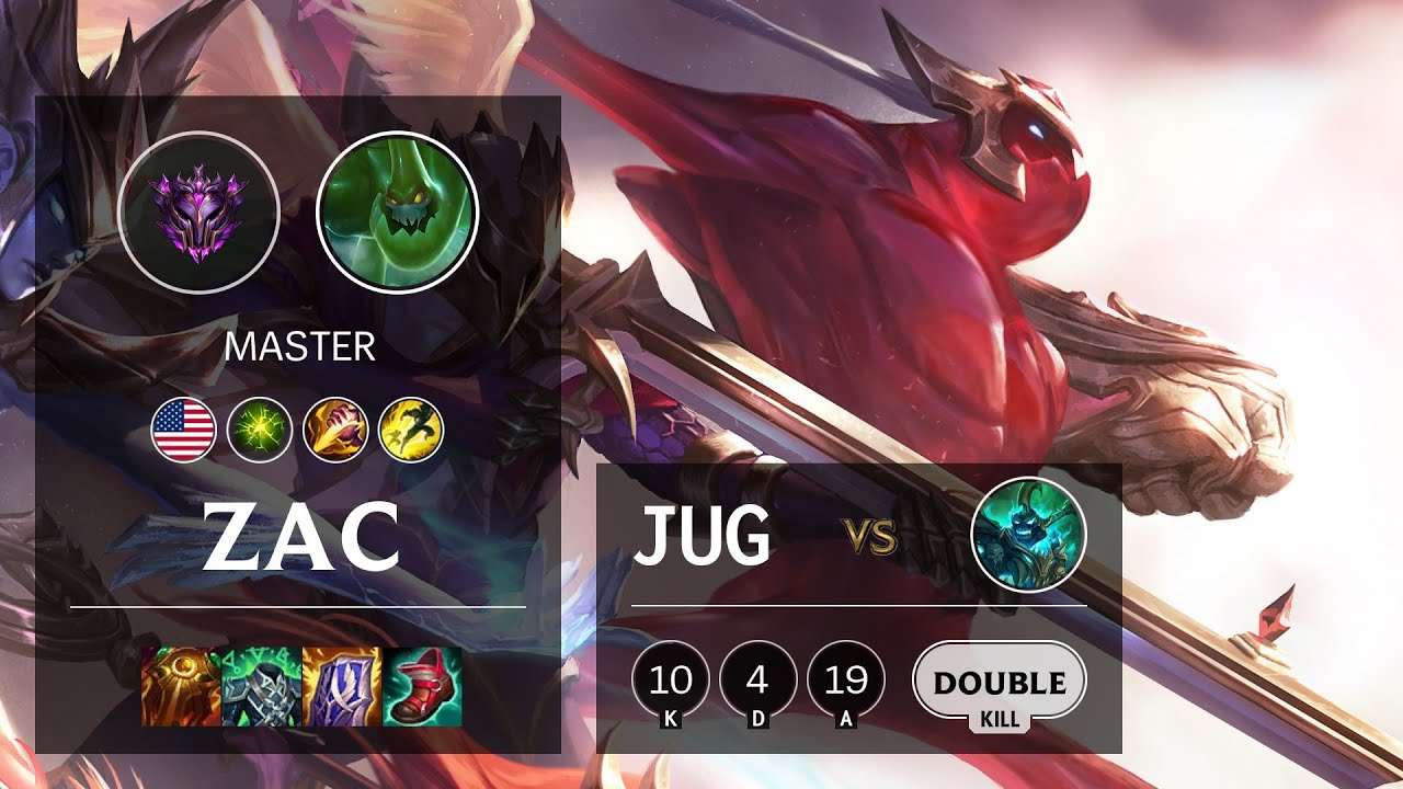 Zac Jungle vs Hecarim - NA Master Patch 11.1