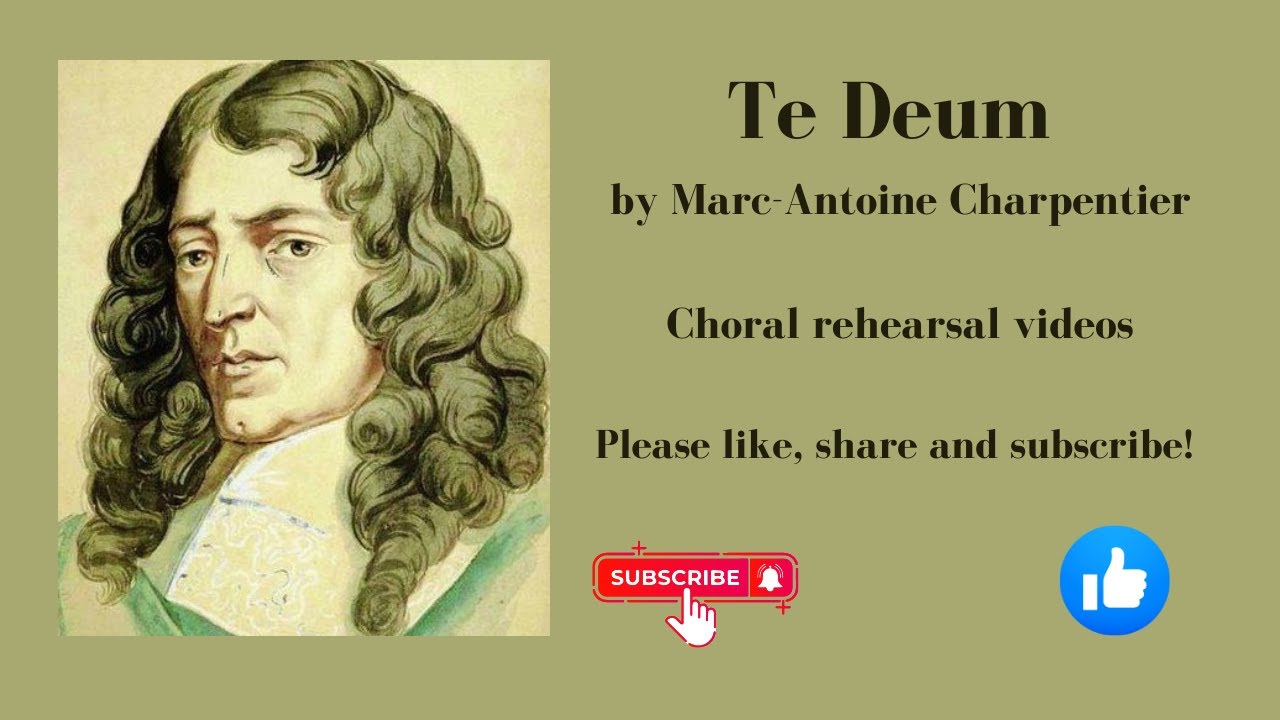 Charpentier  Te Deum #4 Pleni sunt 1 staff alto