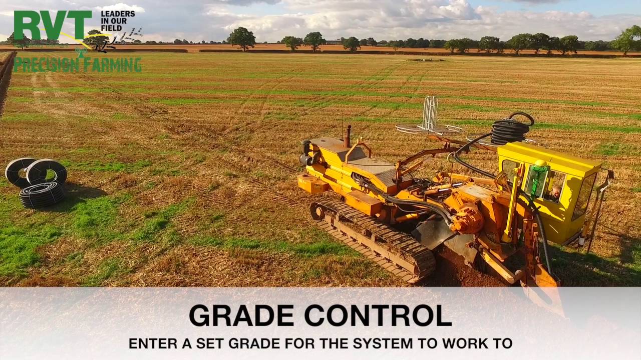 Mastenbroek Trencher fitted with Ag Leader Intellislope and RVT RTK