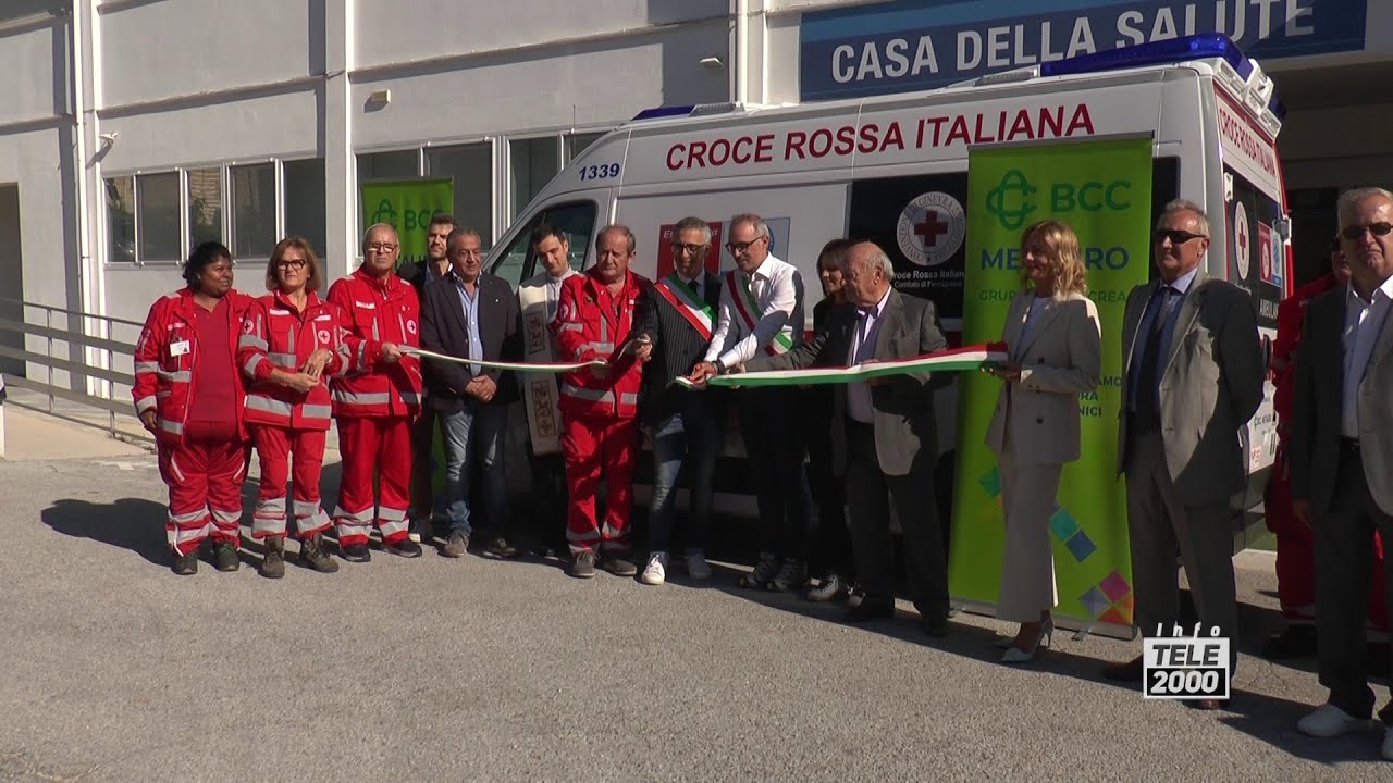A Calcinelli inaugurata una nuova ambulanza per il 118