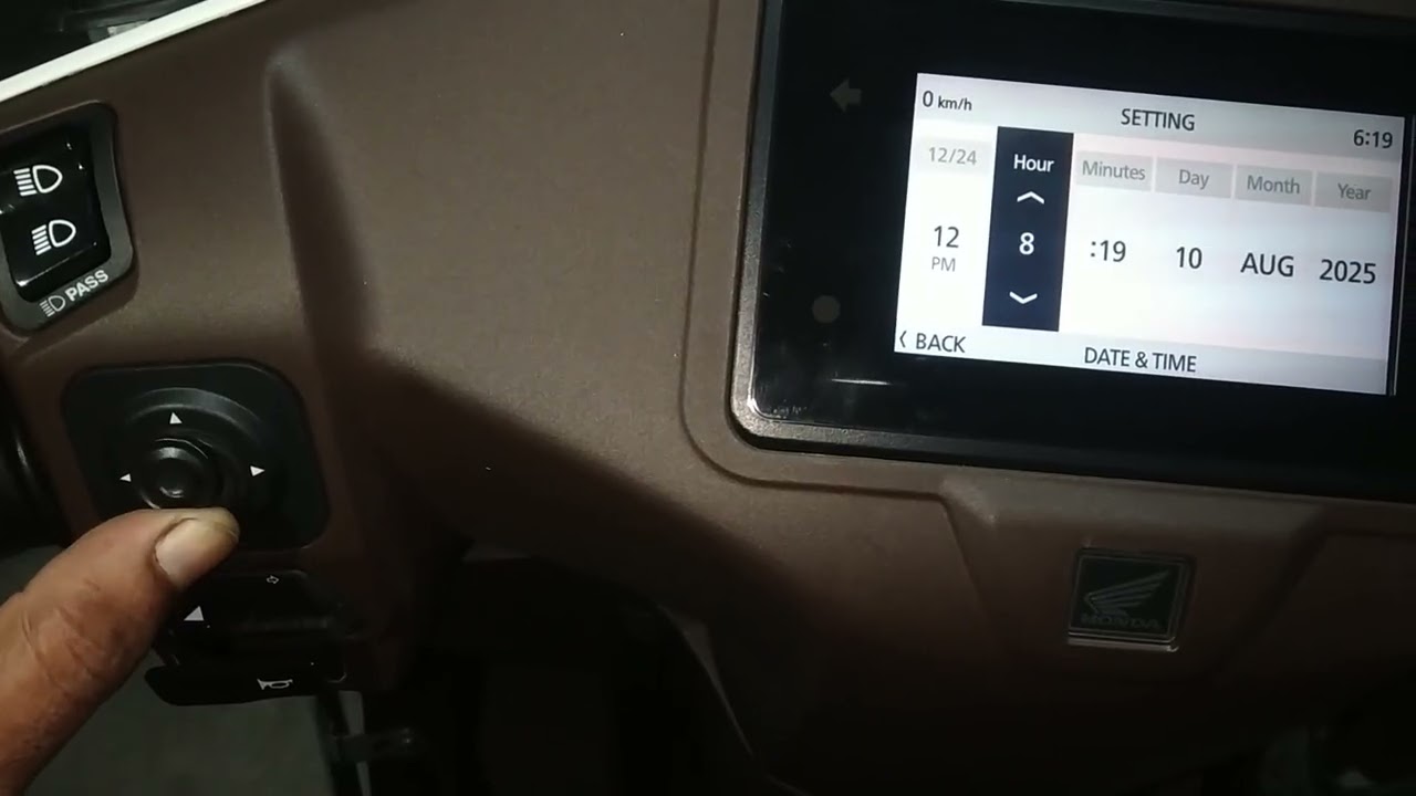Activa bs6 digital metre time date setting karne ka tarika 🛵🛵#automobile #highlights #trending