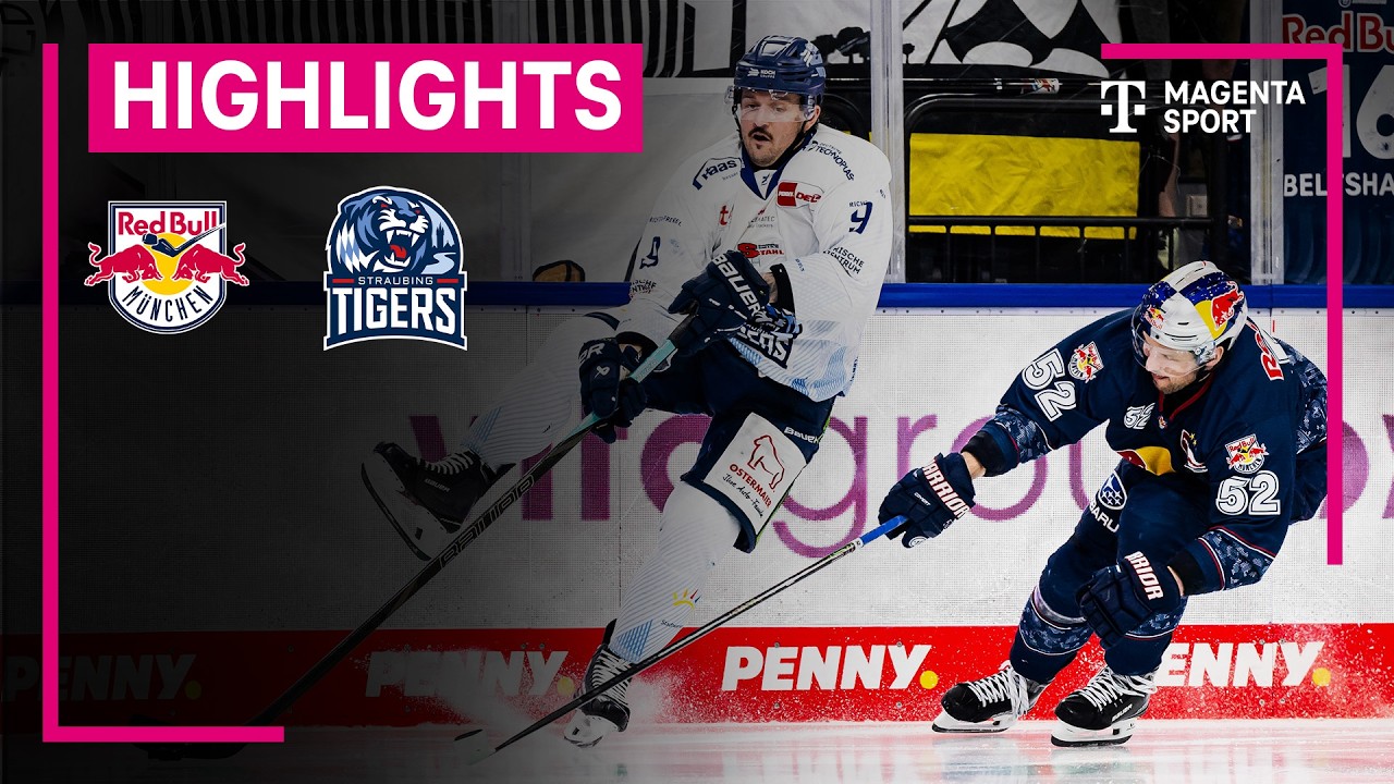 EHC Red Bull M&uuml;nchen - Straubing Tigers | PENNY DEL | MAGENTA SPORT