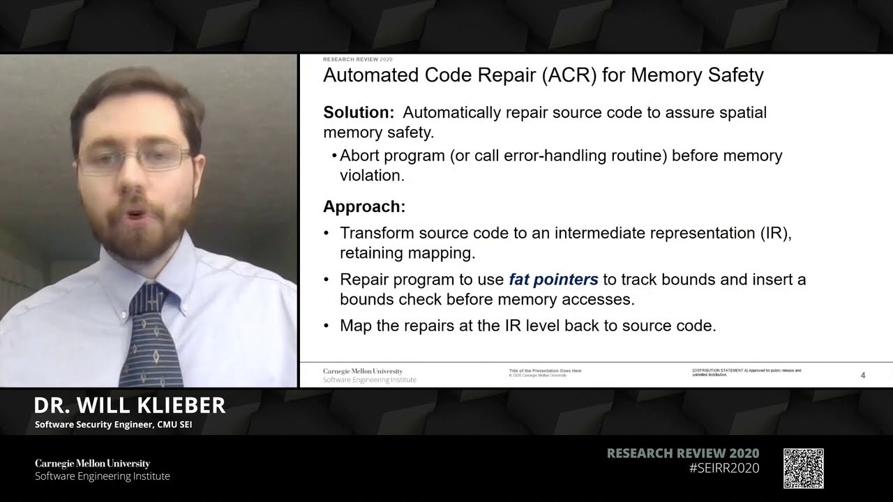 Automated Code Repair for Memory Safety