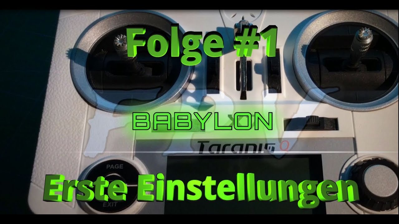 Taranis Tutorial #1 - Deutsch - Mode 1/2 einstellung u a