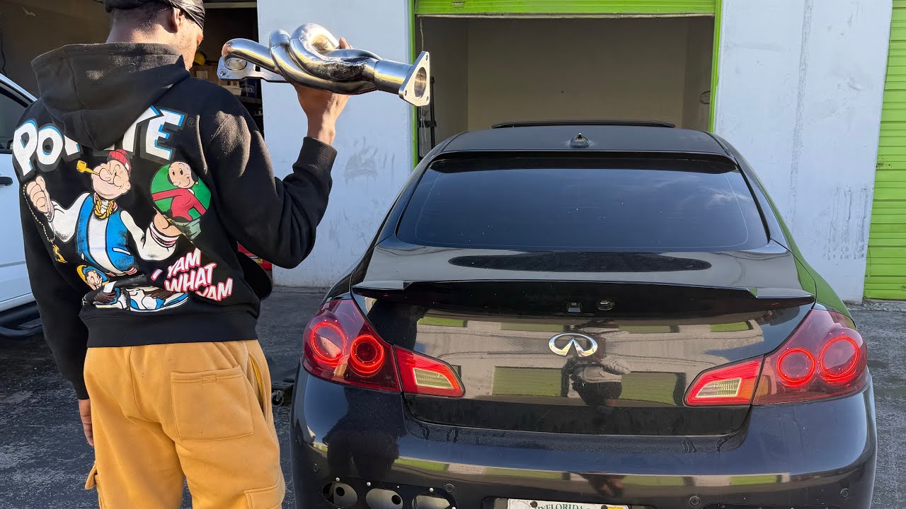 My Clapped-Out Infiniti G37 Gets $100 eBay Headers? EPIC FAIL..