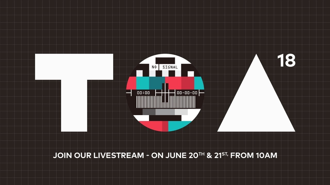 TOA18 Livestream: Studio 1 &ndash; Day 2
