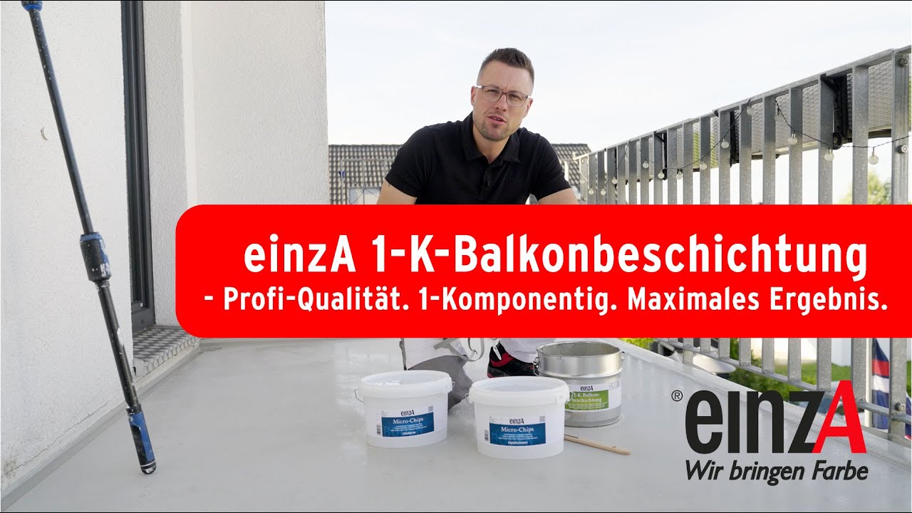 Balkone renovieren &ndash; Schnell, einfach, und langlebig mit einzA!