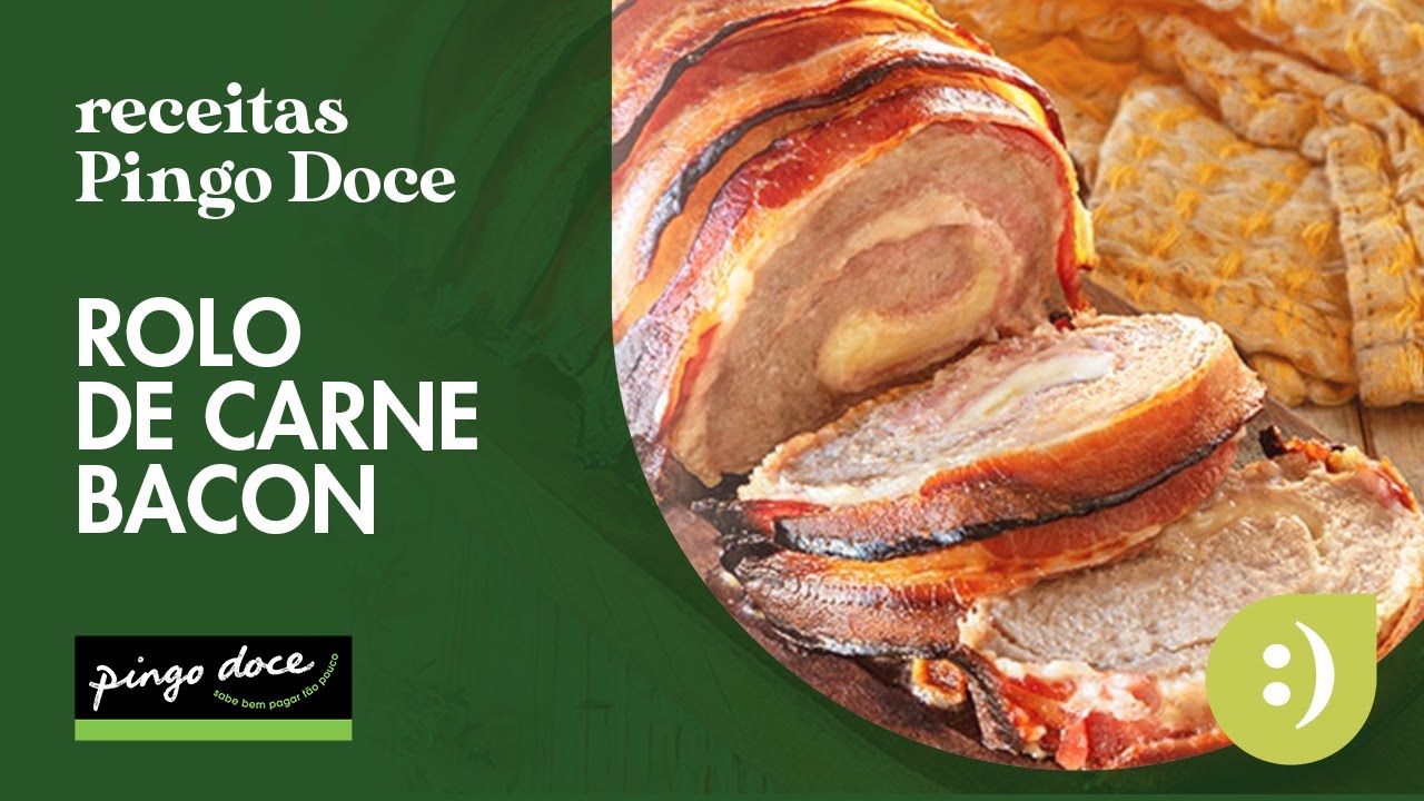 Rolo de carne enrolado em bacon | Receitas | Pingo Doce