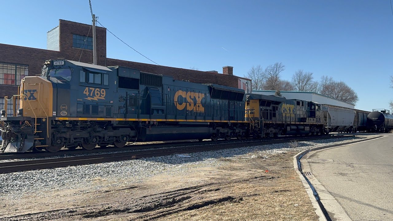 Train Meet!! CSX 6506 on Y106 & CSX 4769 on L303 | Lots of Loud K5LA Horns | 03/02/26