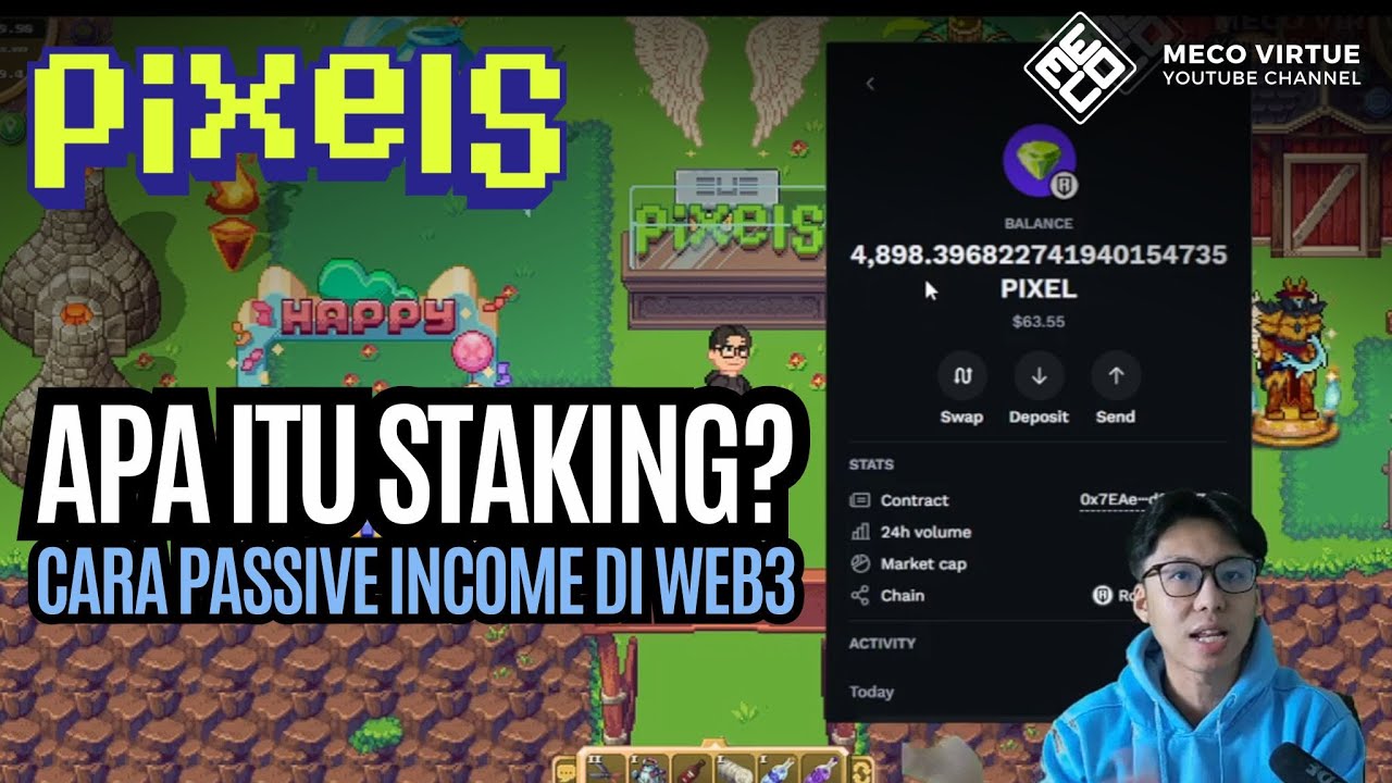 Cara Cuan $PIXEL Dengan Staking = Passive Income - Pixels Indonesia [Browser]