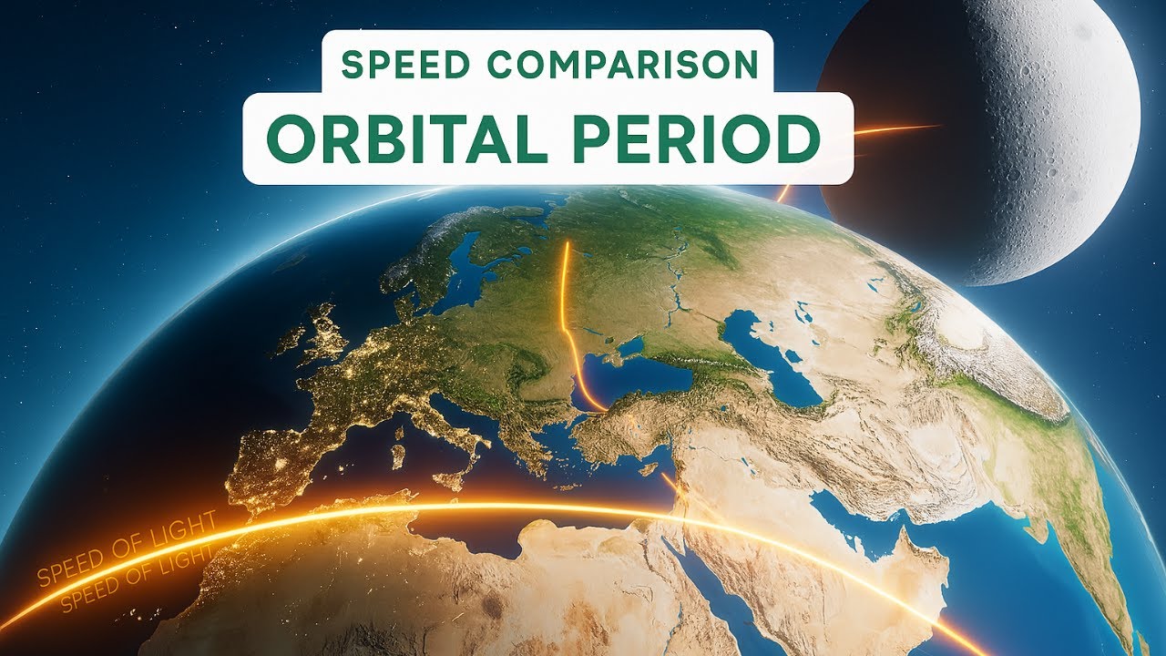 SPEED COMPARISON 3D | Orbital Period 🛰️