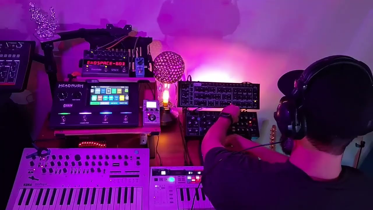 Floating throuhg sub-glacial oceans on Enceladus | Dreadbox, Behringer, Korg