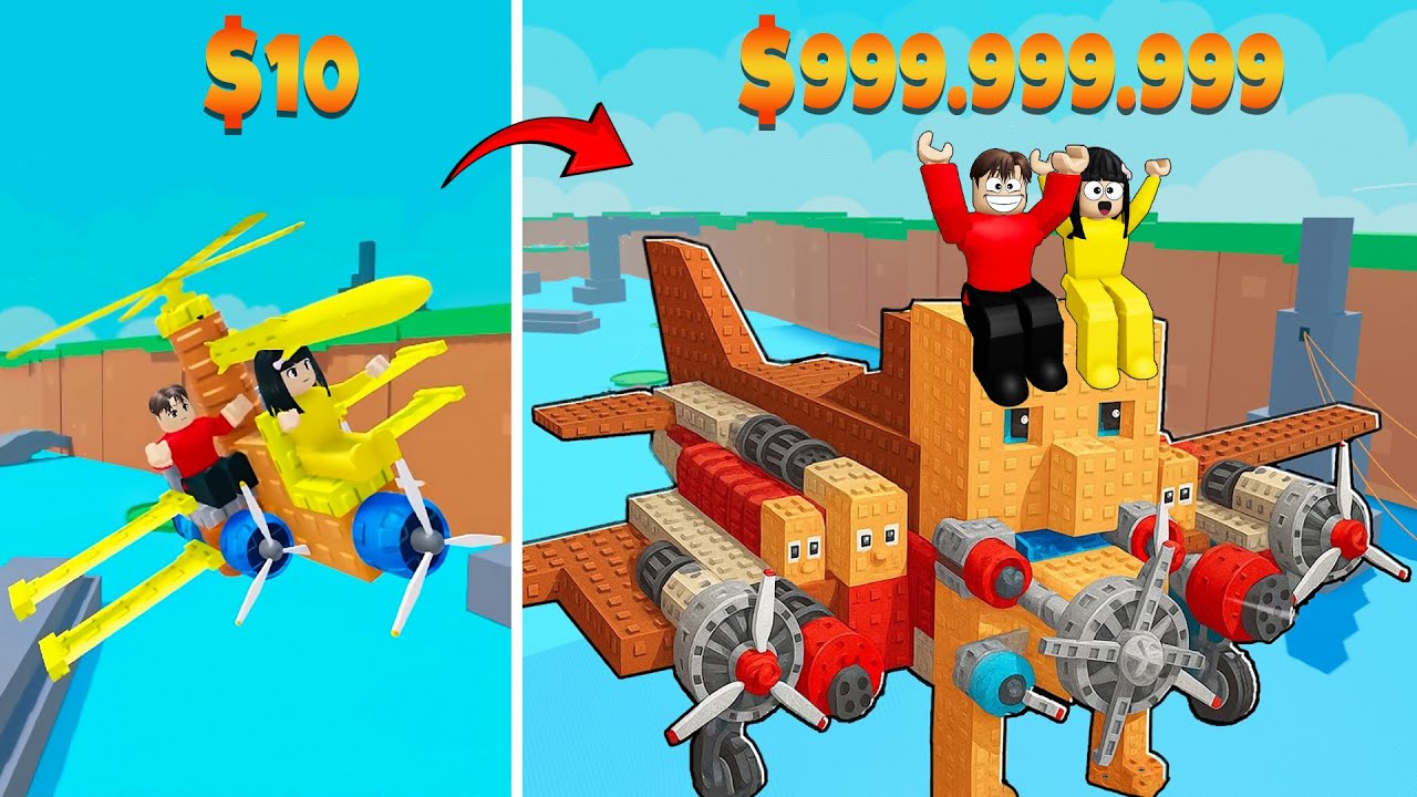 Yuta Mio Buat Pesawat Bentuk Anomali Brainrot Tung Tung Sahur | ROBLOX