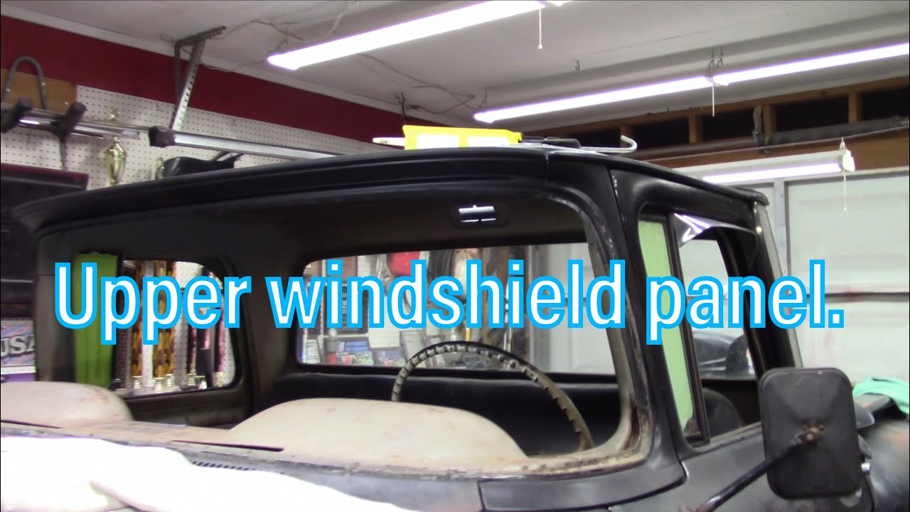 1963 Chevy c10 upper windshield, outer roof panel replacement ￼