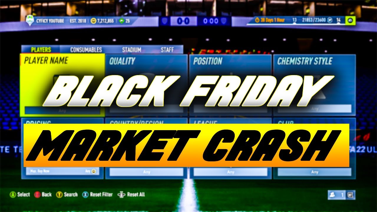 BLACK FRIDAY MARKET CRASH! HOW MUCH WILL PLAYERS DROP? SPECIAL CARD INVESTING! FIFA 22 Ultimate Team