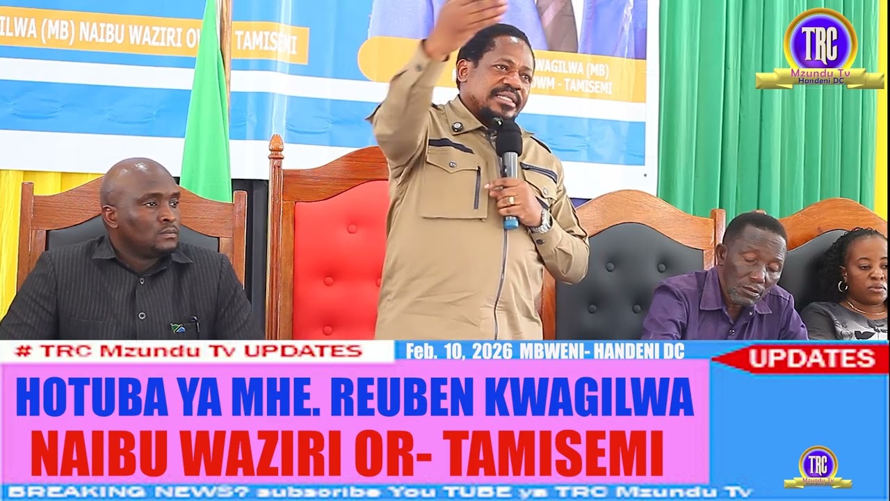 MHE. REUBEN KWAGILWA (MB) NAIBU WAZIRI WA OR-TAMISEMI AUDHURIA HAFLA YA UTOAJI WA TUZO -HANDENI DC